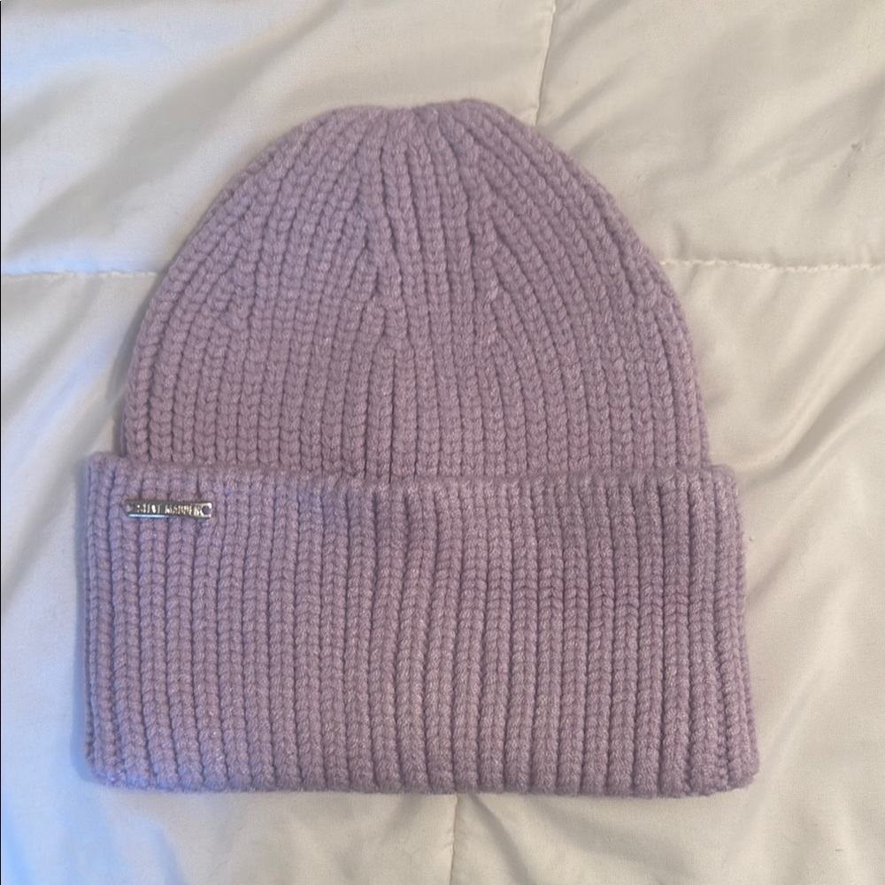 Steve Madden Purple Knit Hat Classic Design